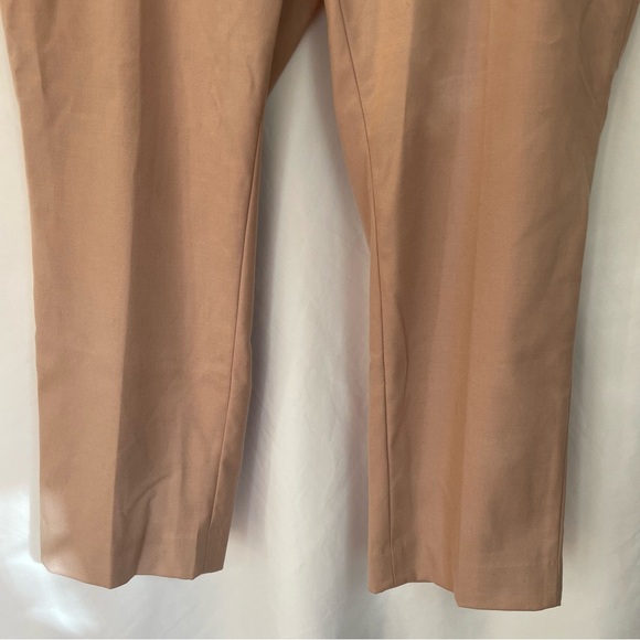 Banana Republic Avery Pants 16 Matching Belt Pale Pink Office Clean Girl Preppy - Picture 5 of 15